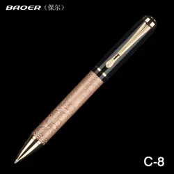 Оптовая продажа продвижение ручки Baoer 507 Brass "восемь лошадей" шариковая реклама металлическая шариковая ручка