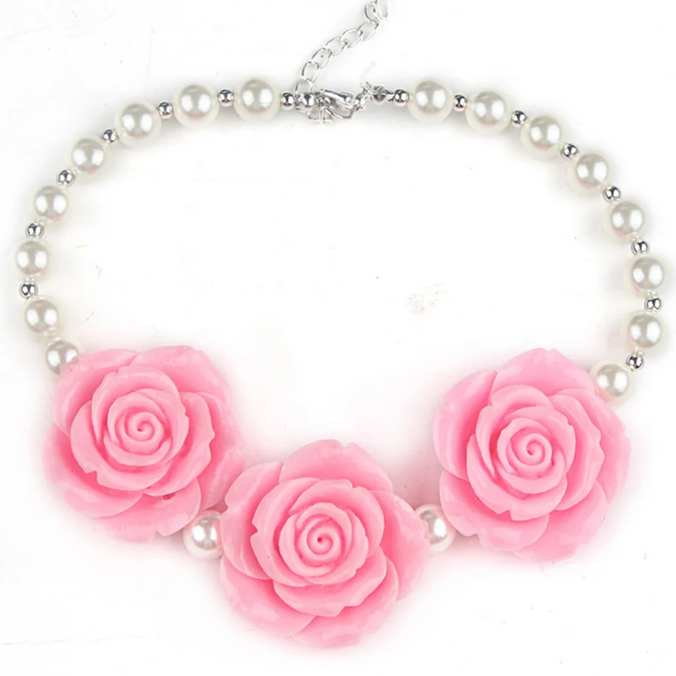 flower necklace for little girl