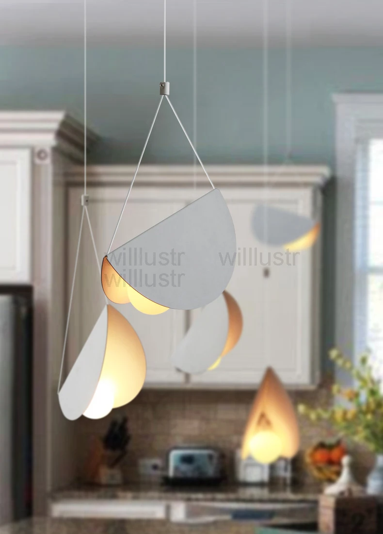 Летающий сложенный бумажный металлический подвесной светильник оригами художественный железный подвесной светильник для кафе столовой ресторана бара отеля подвесной светильник ing