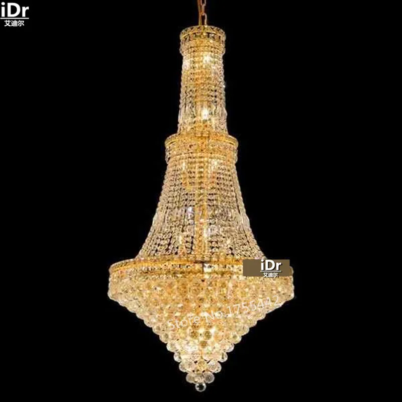 gold Chandeliers simple luxury luxurious hall corridor lamp crystal