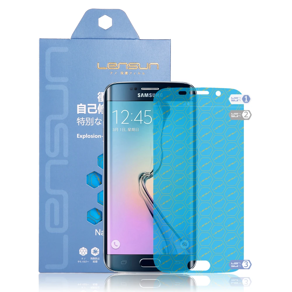 LENSUN антибликовый мобильный телефон матовый экран протектор для Samsung S6 Edge|screen