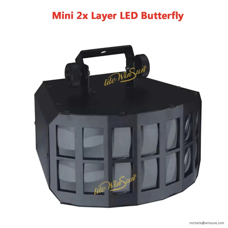 led mini butterfly lights dj stage effect lighting