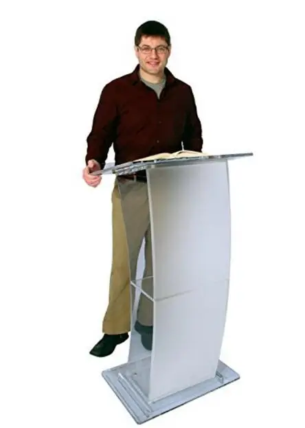 

free shiping Unique design hot sale and modern acrylic podium pulpit lectern