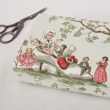 150 см x 100 см холст хлопчатобумажная ткань Telas Винтаж Telas лоскутное Tecidos метро тканевый измеритель ткани домашний текстиль шитье DIY