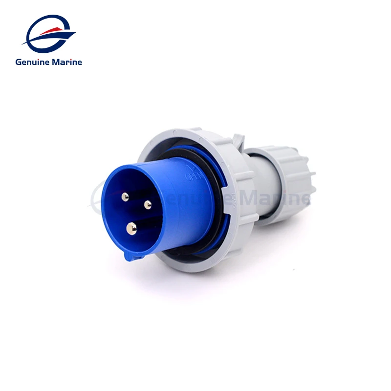 Spina Di Alimentazione Elettrica 16A 220-250V IP67, Connettore Stagno Per Barca, Yacht E Camper, Con Nucleo In Rame HPB59-1