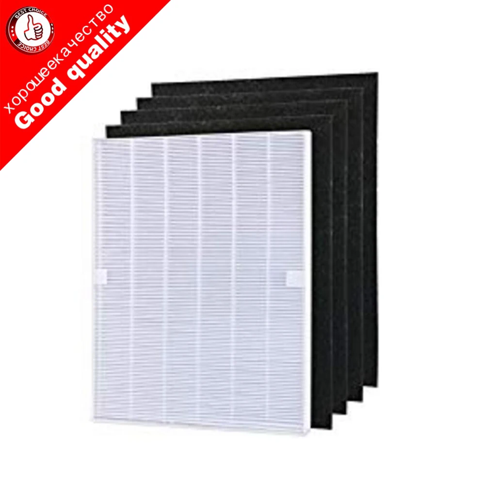 Online 4 stück Luftreiniger Teile Carbon pre filter und 1 stück Wichtigsten HEPA filter für Winix 115115 5300 5500 6300