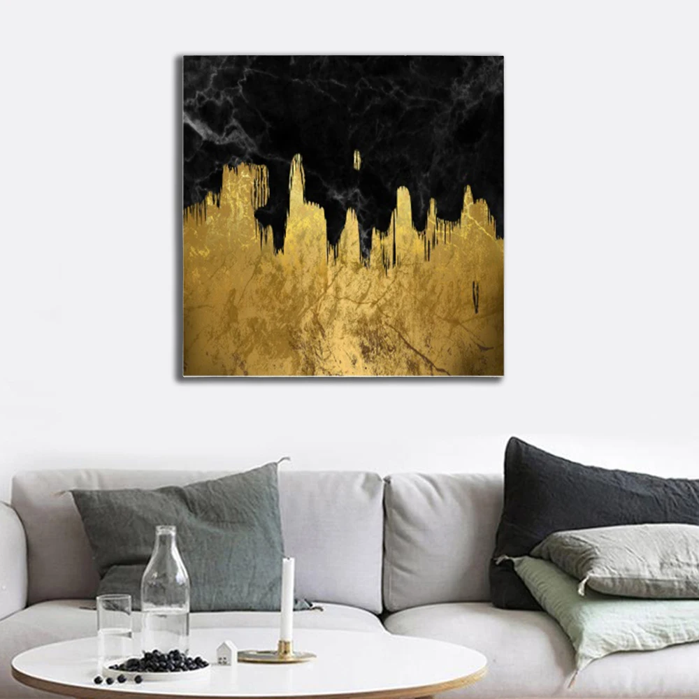 

Laeacco Canvas Calligraphy Painting Minimalist Posters and Prints Nordic Wall Artwork Abstract Living Room Home Decoration