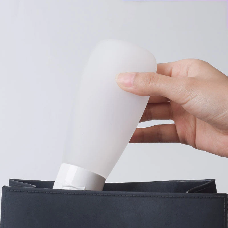 

3PCS Emulsion travel refill bottle cover squeeze bottle shampoo shower gel pressure cosmetic portable small empty bottle
