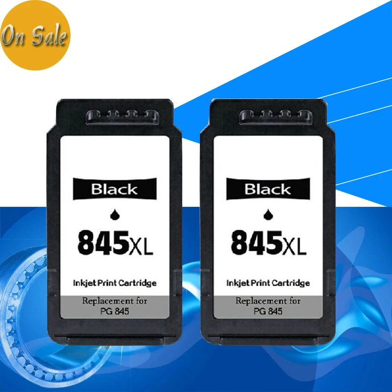 

The new listing Markdown sale 2Pcs PG845 XL Ink Cartridge For Canon PG-845XL Pixma MG2580 2400 2500 IP2880 Printer