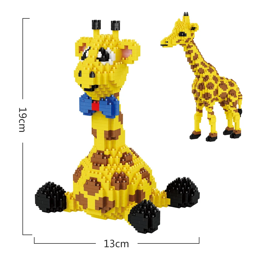 

BALODY mirco Particle Packing Building Blocks Y Giraffe Building Blocks toys