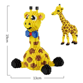 

BALODY mirco Particle Packing Building Blocks Y Giraffe Building Blocks toys