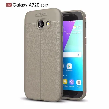 

50pcs/lot Litchi Striae TPU mobile phone case cover for Samsung Galaxy A3 A5 A7 2017 A320 A520 A720 luxury cover case