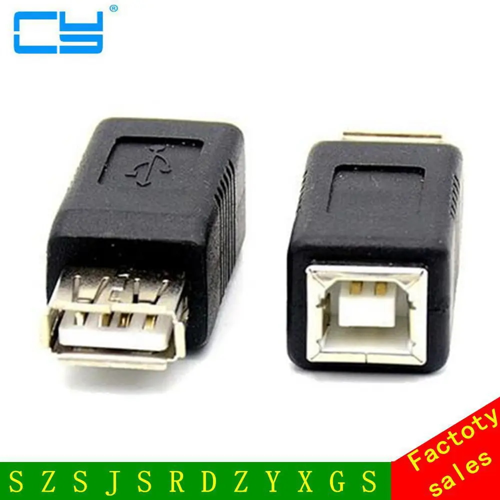 

USB mother to printer female converter head AF / BF square face female detector female connector adapter