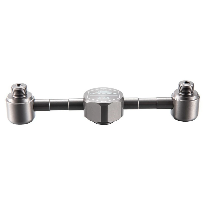 

Outdoor Camping Stove Adapter One to Two Outputs Aluminium Alloy Air Tank with 2 Adapter Heads camping Stove Gas Tank Adapter