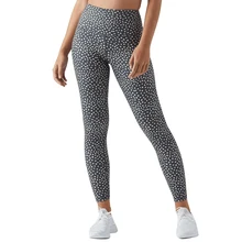 Модные женские обтягивающие леггинсы для фитнеса, для спортзала, с принтом в горошек, Стрейчевые штаны, джеггинсы пуш-ап, женские сексуальные штаны с высокой талией