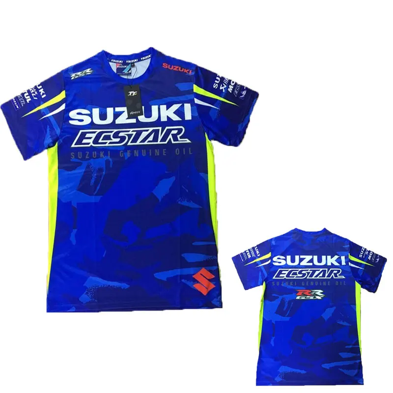

Team Motocross Jersey Summer Short Sleeve Motorbike T-shirt Men Moto Shirts Quick Dry Motorcycle Riding Sportwear Cycling Jersey