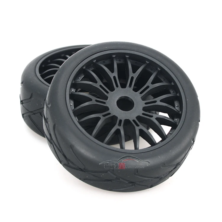 

4PCS 1/8 off-road vehicle tire model tool for hot melt road treasure high quality tire Hobao 8SC free shipping