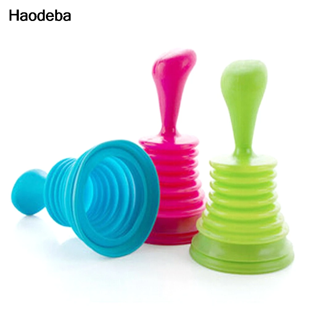

Haodeba 1 PCS Powerful Household Sink Drain Pipe Pipeline Dredge Suction Cup Toilet Plungers
