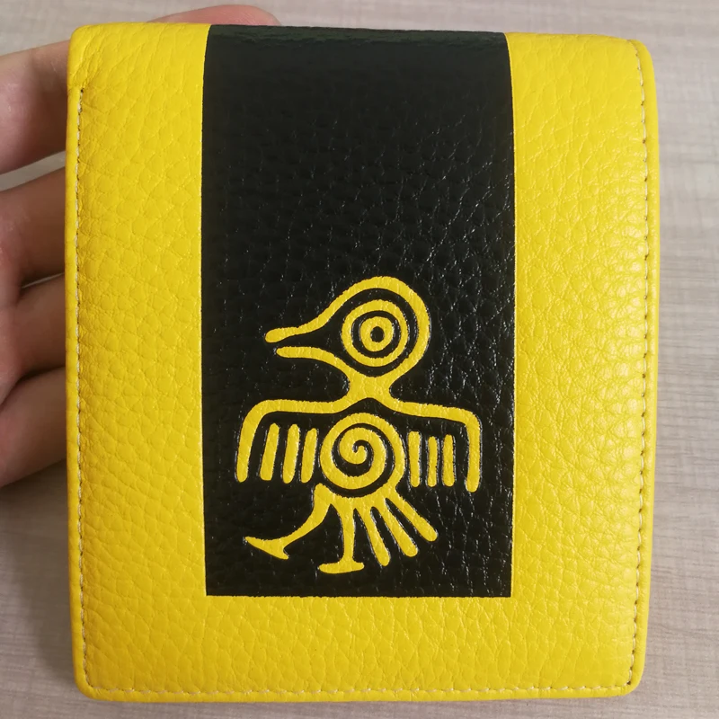 

Sunbird Fashion Women Short Wallets Genuine leather Women Purses ID Card Holder Ladies Card Bag Purse Money With Gift Box