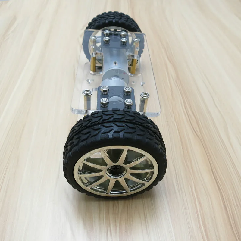 JMT акриловая пластина шасси автомобиля рама самобалансированный двухприводной 2 колеса 2WD DIY робот набор 176*65 мм изобретение игрушка F23639