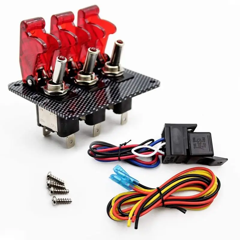 12V рычажный переключатель зажигания двигателя реле переключатели углерода