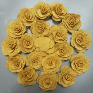 silk flower artificial & dried arrangements 10Pieces/Bag Size 4CM Fabric Rose Flower Handmade Cloth Flowers Hand DIY Material Wedding Bouquet Flower Hair Cloth Accessories flower fall artificial flora artificial & dried floral Artificial & Dried Flowers