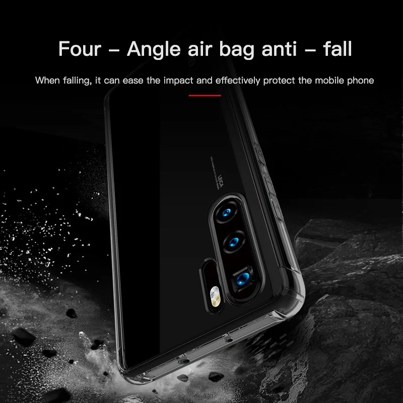 Akcoo противоударный ТПУ толстый чехол для Huawei P30 Pro Корпус с звуковым