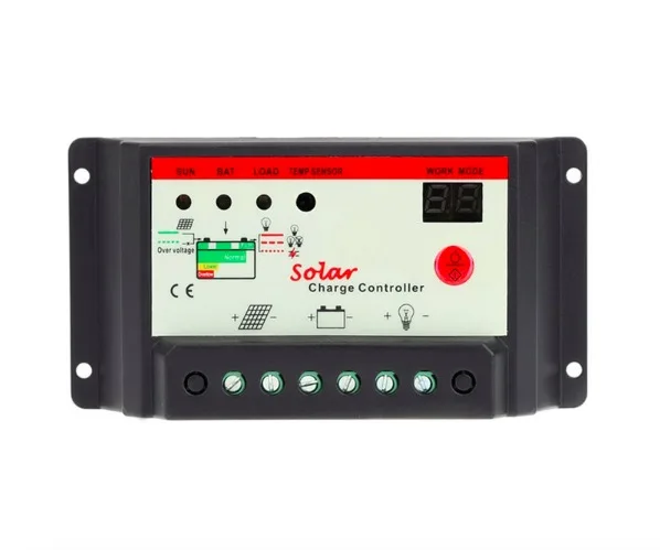 

10A 20A 30A 12V 24V Auto Solar Cell panels Battery Charge Controller Timer for LED street lighting or solar home system