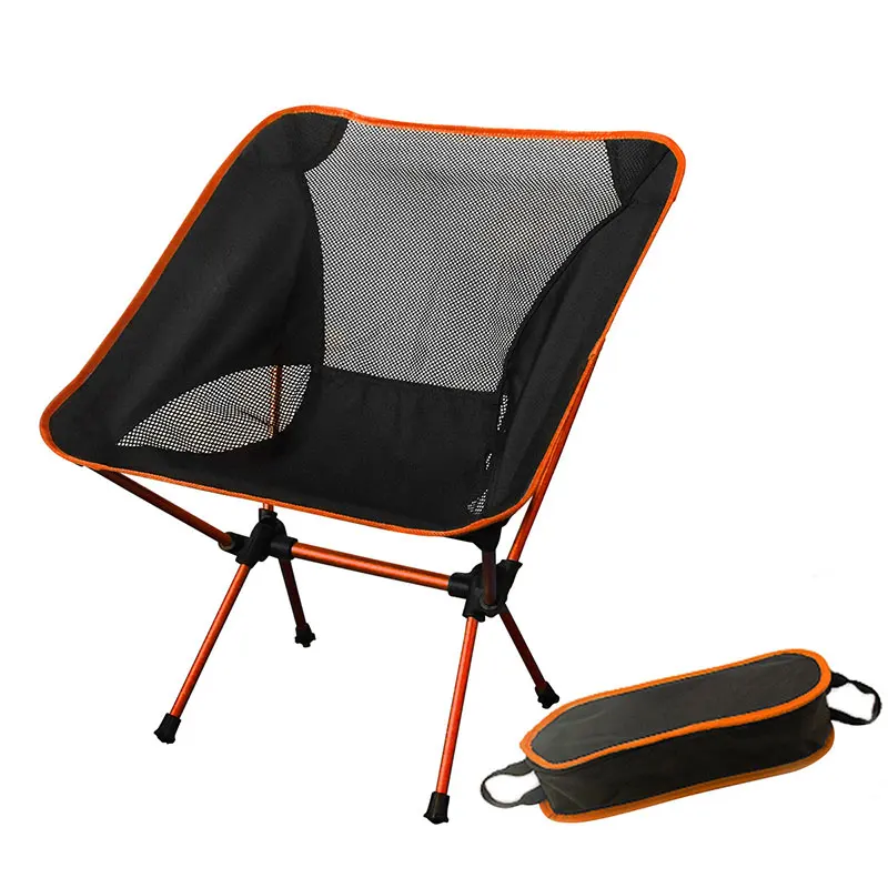 Портативный походный пляжный стул светильник вес складной Рыбалка Открытый ультра светильник оранжевый красный темно-синий пляжные стулья