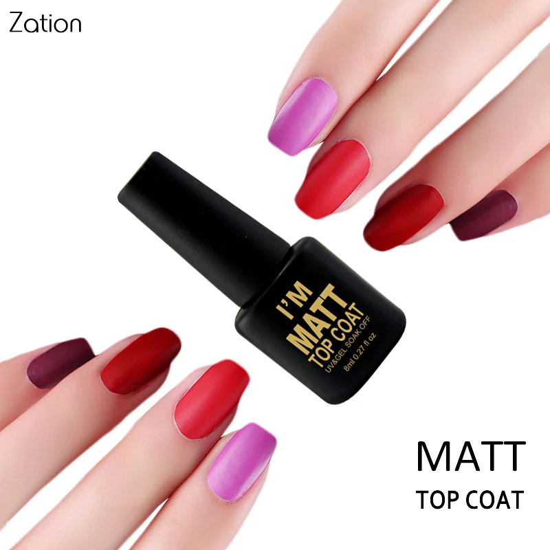 Zation Top Base Coat Manicure Matt Base Coat Nail Polish Matte Top Coat