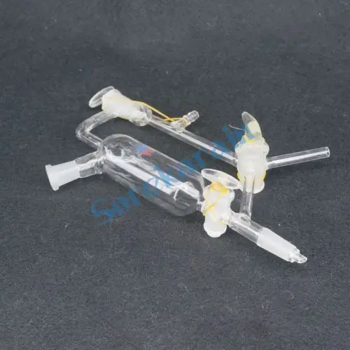 14/23 Female x 14/23 Male Joint Glass Vacuum Distillation Receiver Lab Ware 14/23 Female x 14/23 Male Joint Glass Vacuum Distillation Receiver Lab Ware