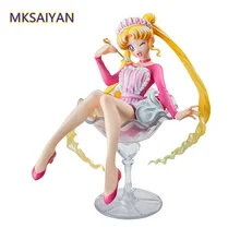 Sailor Moon Tsukino Usagi 20th Anniversary Sweeties Kawii Toys for Children Anime Action Figure Collectible Girl Gift Juguetes Sailor Moon Tsukino Usagi 20th Anniversary Sweeties Kawii Toys for Children Anime Action Figure Collectible Girl Gift Juguetes