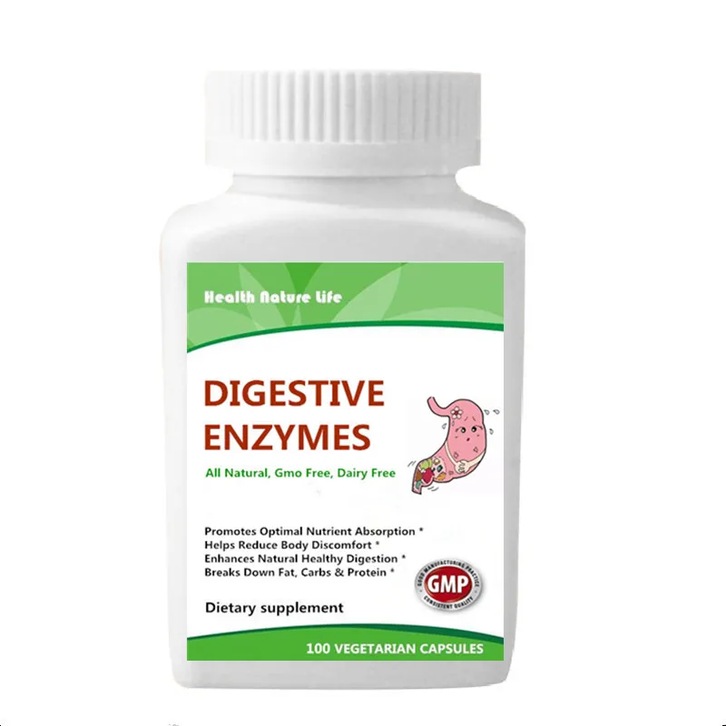 

Digestive Enzymes with Probiotics & Prebiotics - All Natural Multi Enzyme Supplement for Better Digestion & Nutrient Absorption