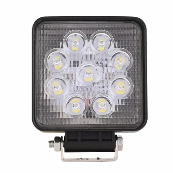 

27W 9 x 3W Square LED Work Light Truck Lamp Camping Boat 12V 24V 6000K FLOOD Lamps
