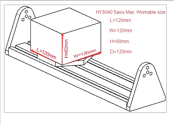 HY3040 5axis workable size01
