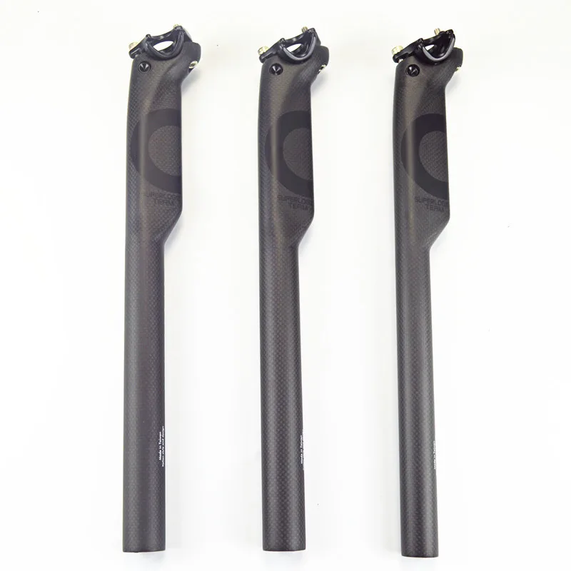400mm Carbon Seat Post 3k glossy/matt 27.2mm 30.8mm and 31.6mm diameter