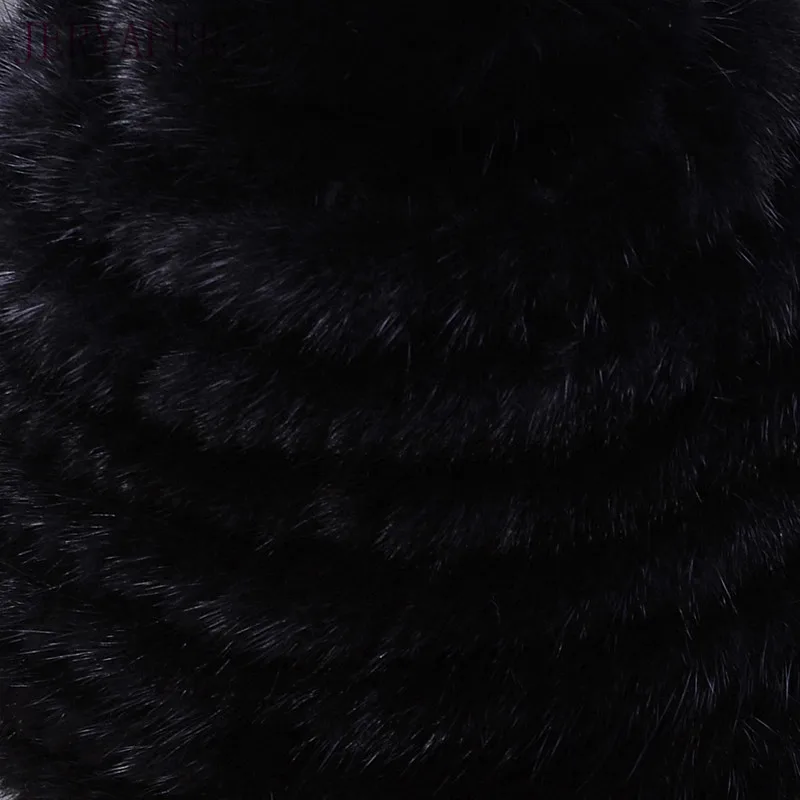 Горячая Распродажа, женская шапка из натурального меха норки, зимняя вязаная шапка из меха норки, спиральные шапочки с помпонами из лисьего меха, аксессуары для волос