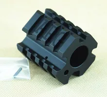 Ar15.750 Quadrail Clamp On Gas Block Low Profile Hunting Gun Accessory free shipping