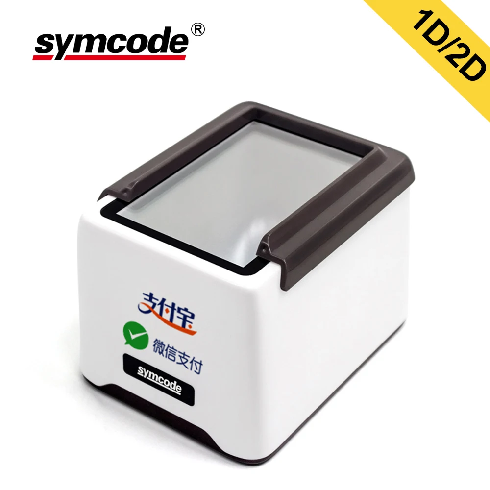 Настольный сканер штрих кодов 1D 2D считыватель Symcode на платформе с USB кабелем
