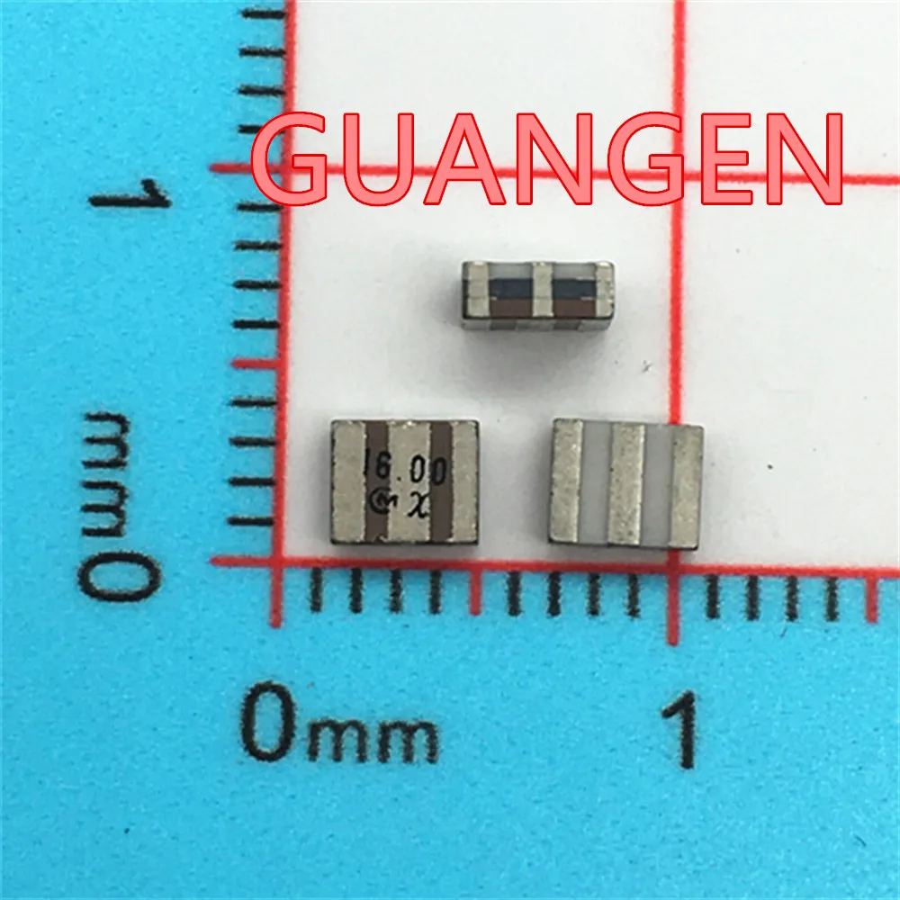 

20pcs Ceramic crystals CSTCV16M0X53J-R0 16M 16MHZ 3.1*3.7MM SMD Chip Filtering inductance 3 three foots