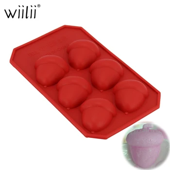 

Acorn Silicone Mold For Jelly Pudding Pastry Molds Chocolate Brownie Cakes Decorating Tools Pine Nuts Ice Tray Baking Tool