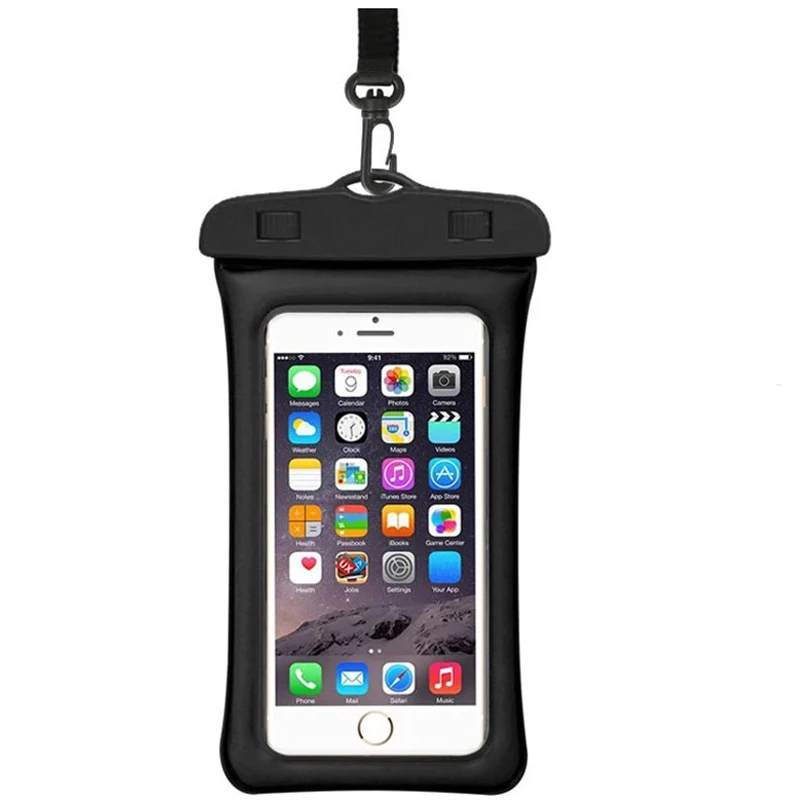 Swimming Bag 6Inch Floating Airbag Waterproof Mobile Phone Pouch Cell Phone Case For Swim Diving Surfing Beach Use dry bag,waterproof bag,waterproof phone case,swimming bag