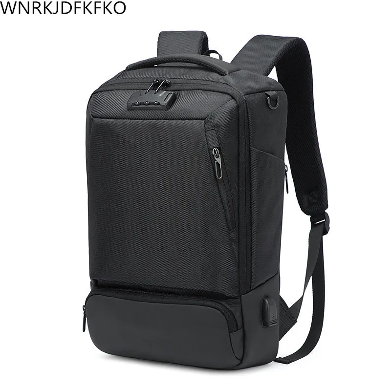 

2018 New Men's Backpack Multi-Functional Business Anti-Theft Backpack USB Charging Backpack Men's Laptop Bag
