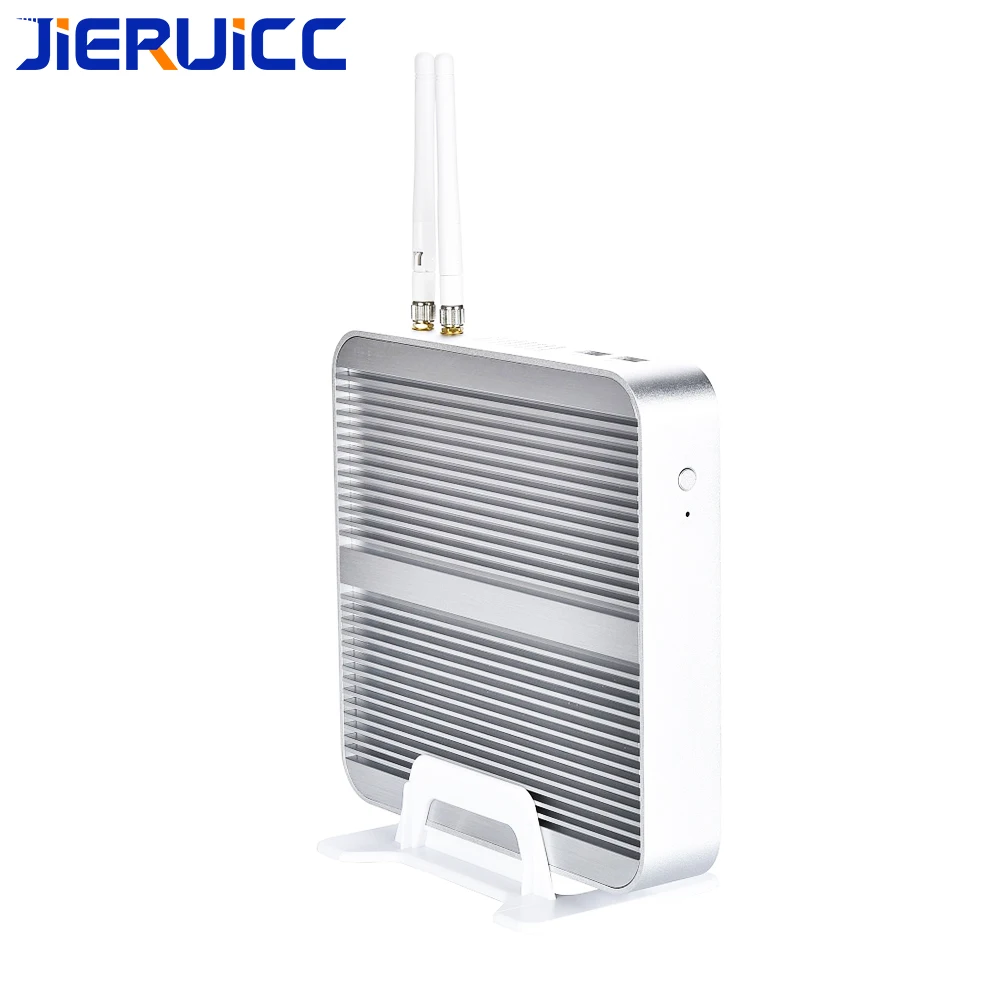 

JIERUICC Intel Core i7 4500U i5 7200U i3 7100U I504200U Fanless Mini PC Windows 10 Pro Barebone for business,office,education