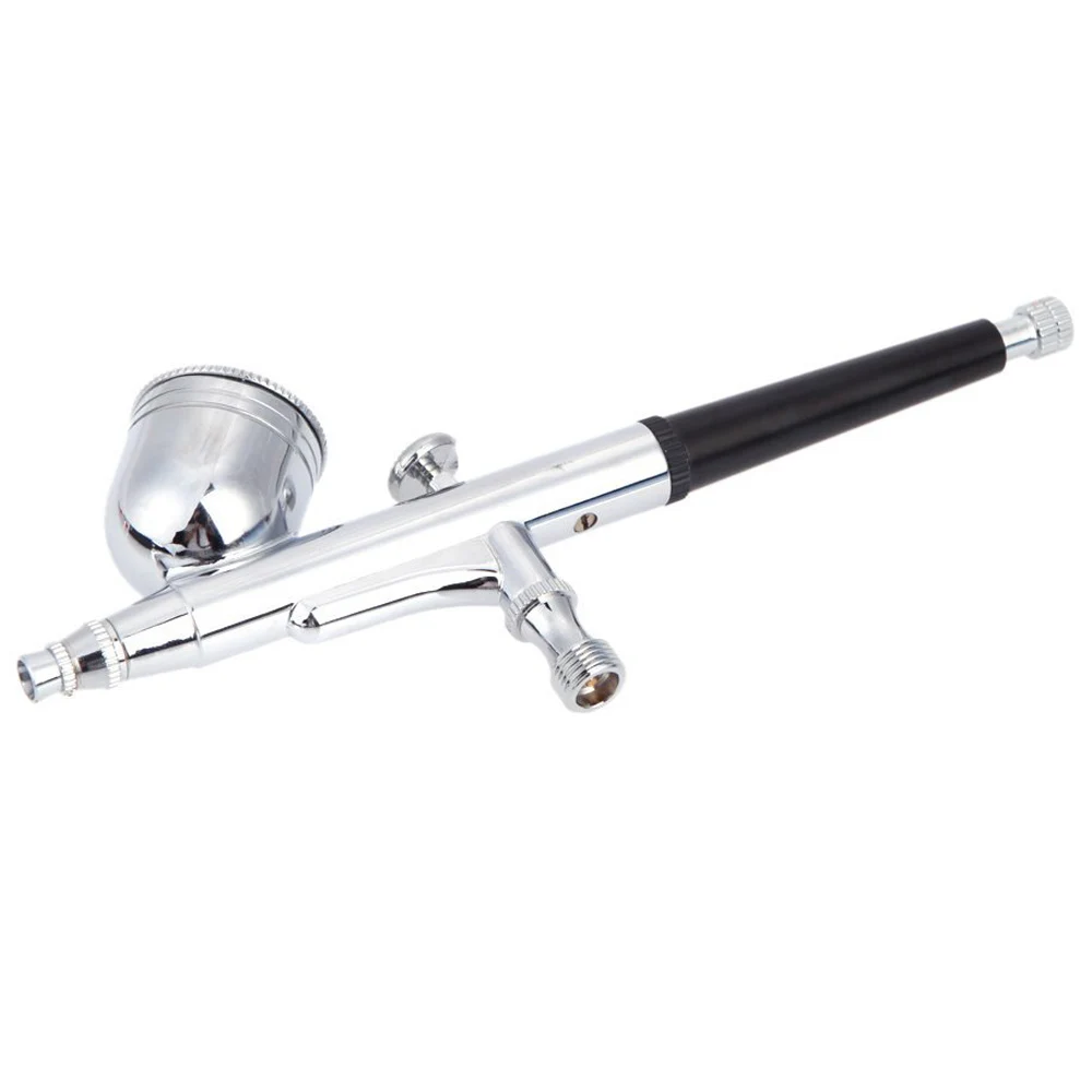 

Promotion! Airbrush Kit 0.3mm Gravity Feed Dual-Action Spray Gun Air Brush Set for Nail Art Body Paint Makeup Craft Cake Toy
