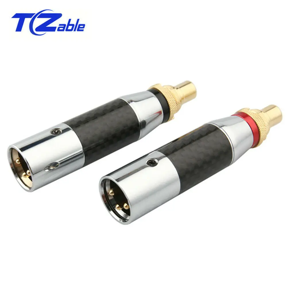 

RCA Female To XLR 3Pin Plug Audio Plug Connector Speaker Spikes RCA Adapter Can DIY Make Microphone / Audio Cable Balance Cable