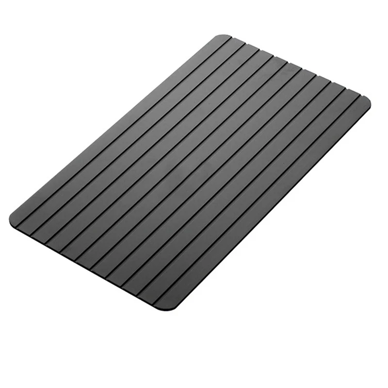 Kitchen Chef Cooking Tool Frozen Food Quickly Aluminum Defrosting Tray Fast Thawing Plate Board