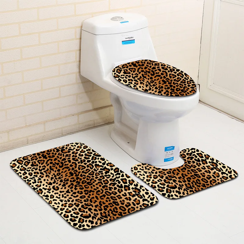 Us 11 93 40 Off Honlaker 3pcs Set Leopard And Tiger Pattern Bath Mat Toilet Rug Bathroom Soft Absorbent Mats In From Home Garden On Us 11 93 40 Off Honlaker 3pcs Set Leopard And Tiger Pattern Bath Mat Toilet Rug Bathroom Soft Absorbent Mats In From Home Garden On