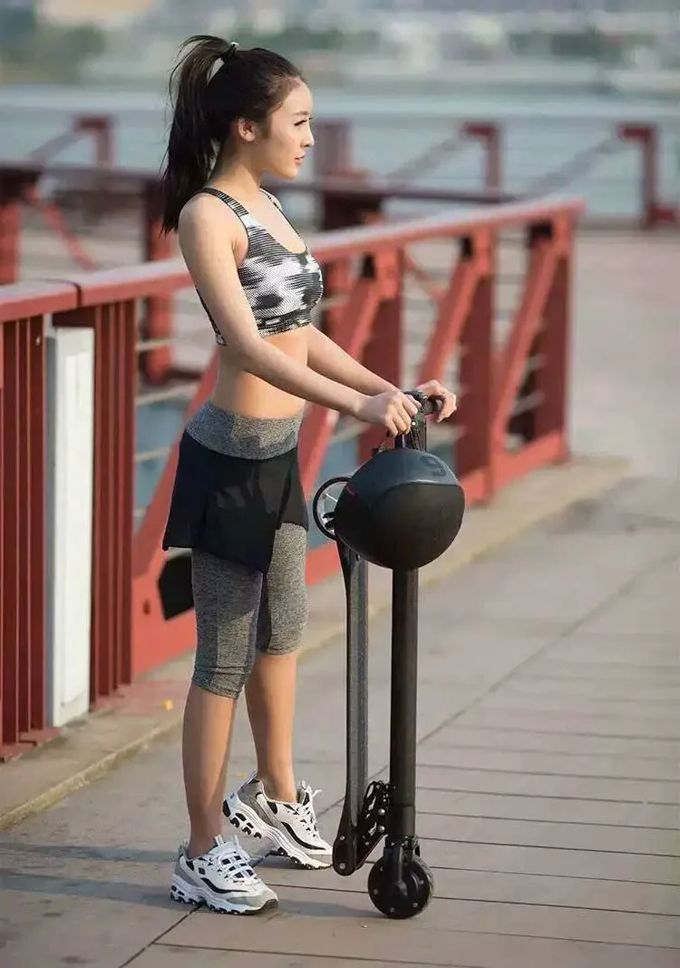2 Wheel Foldable Electric Scooters Aluminum Alloy Scooter LG 6.6ah battery Foldable Skateboard 25kmh Hoverbaord Children Adult  (3)