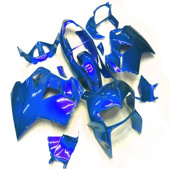 

Custom motorcycle ABS Fairing for VFR800 1998 1999 2000 2001 VFR 800 98-01+Botls+blue bodywork